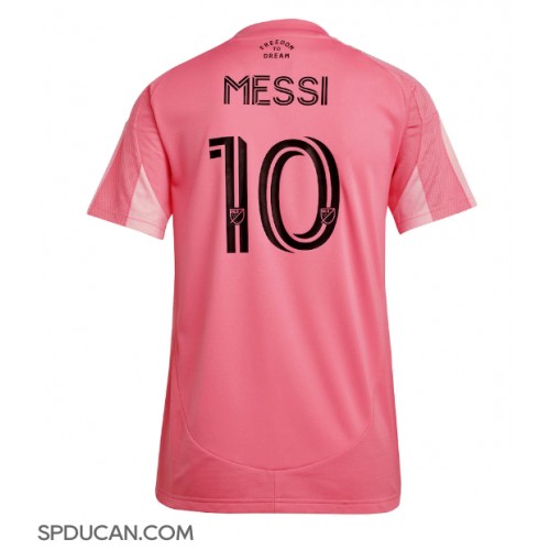 Zenski Nogometni Dres Inter Miami Lionel Messi #10 Domaci 2025-26 Kratak Rukav
